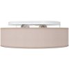 Taklampor Inbyggd Taupe 38 cm Tyg E27 vidaXL 38 x 38 x 13.5 cm – miniatyr 5