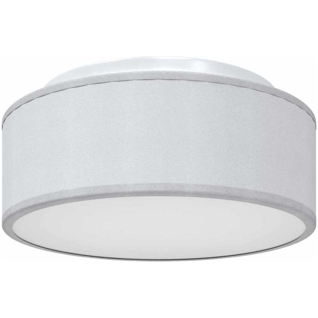 Taklampor Inbyggda Grå 30 cm Tyg E27 vidaXL 30 x 30 x 13.5 cm – bild 2