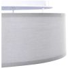 Taklampor Inbyggda Grå 30 cm Tyg E27 vidaXL 30 x 30 x 13.5 cm – miniatyr 8