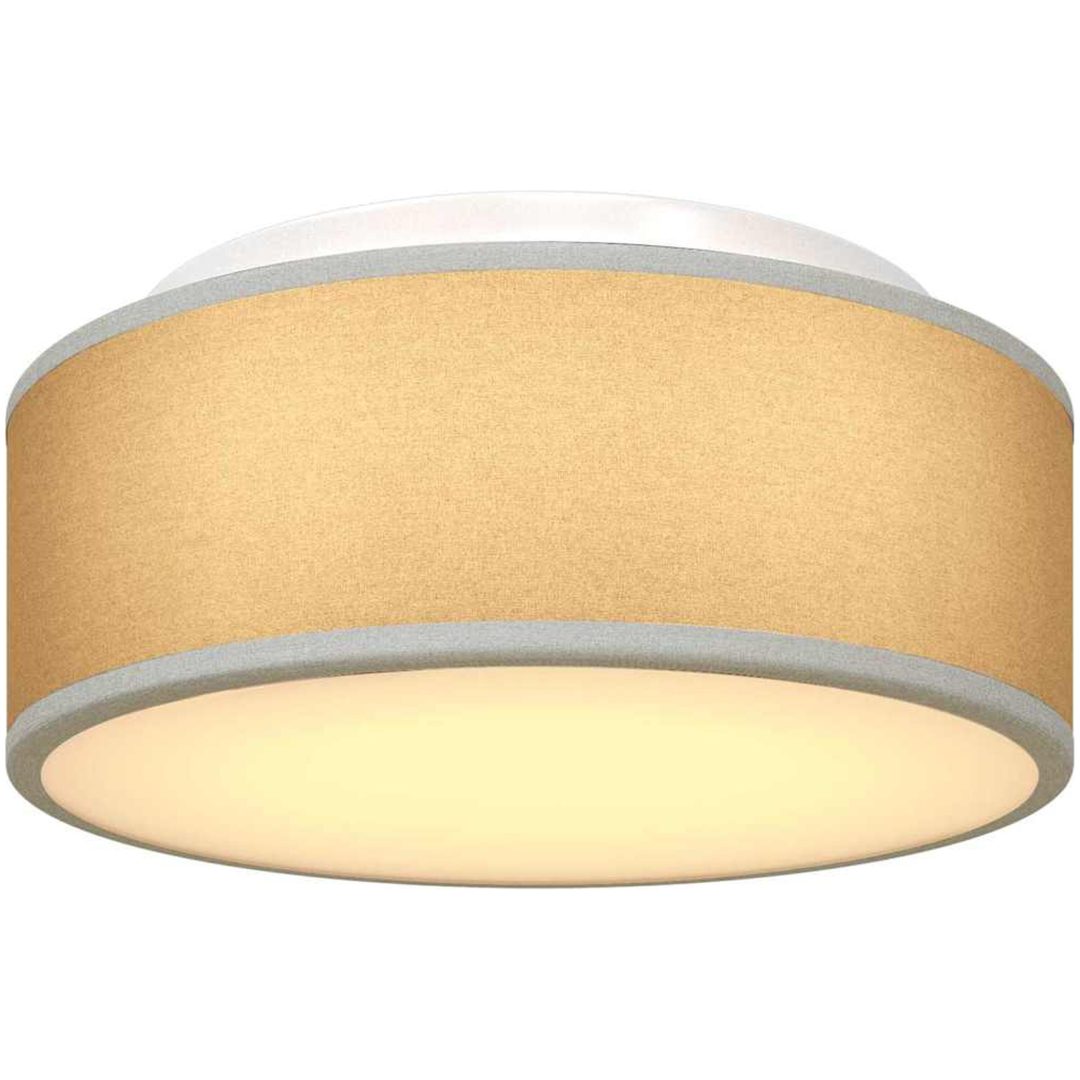 Taklampor Inbyggda Grå 30 cm Tyg E27 vidaXL 30 x 30 x 13.5 cm – bild 10