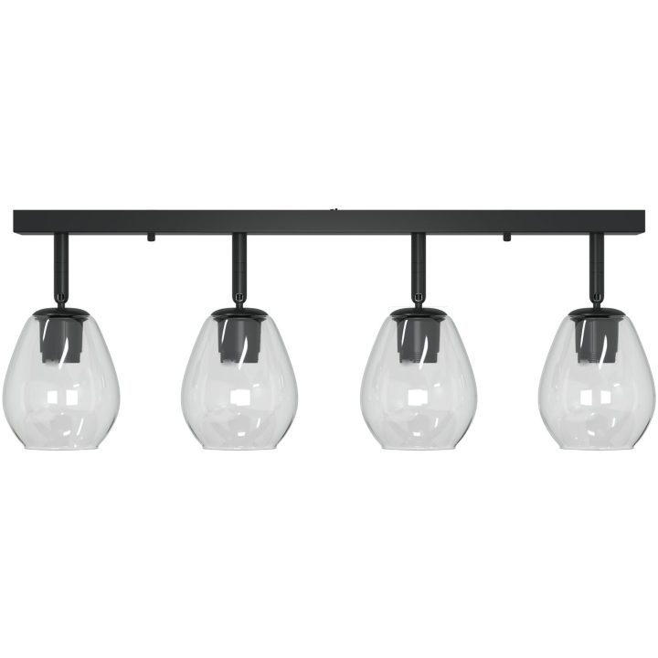 Taklampor med Justerbar Glaslampkåpa Anthracite E27 vidaXL 70 x 13 x 26 cm – bild 5