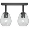 Taklampor med Justerbar Glaslampkupa Anthracite E27 vidaXL 33 x 13 x 26 cm – miniatyr 5