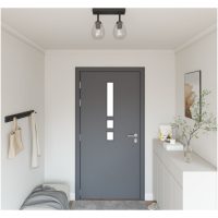 Taklampor med Justerbar Glaslampkupa Anthracite E27 vidaXL