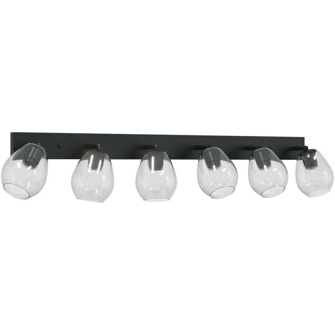 Taklampor med justerbar glaslampskärm i anthracite E27 vidaXL 110.5 x 13 x 26 cm – bild 4