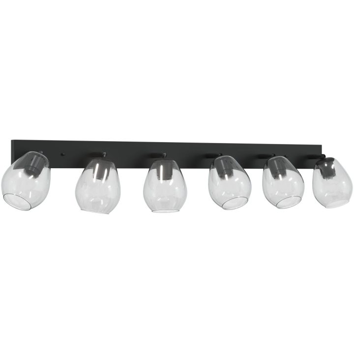 Taklampor med justerbar glaslampskärm i anthracite E27 vidaXL 110.5 x 13 x 26 cm – bild 4