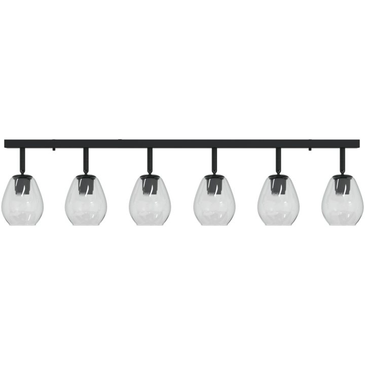 Taklampor med justerbar glaslampskärm i anthracite E27 vidaXL 110.5 x 13 x 26 cm – bild 5
