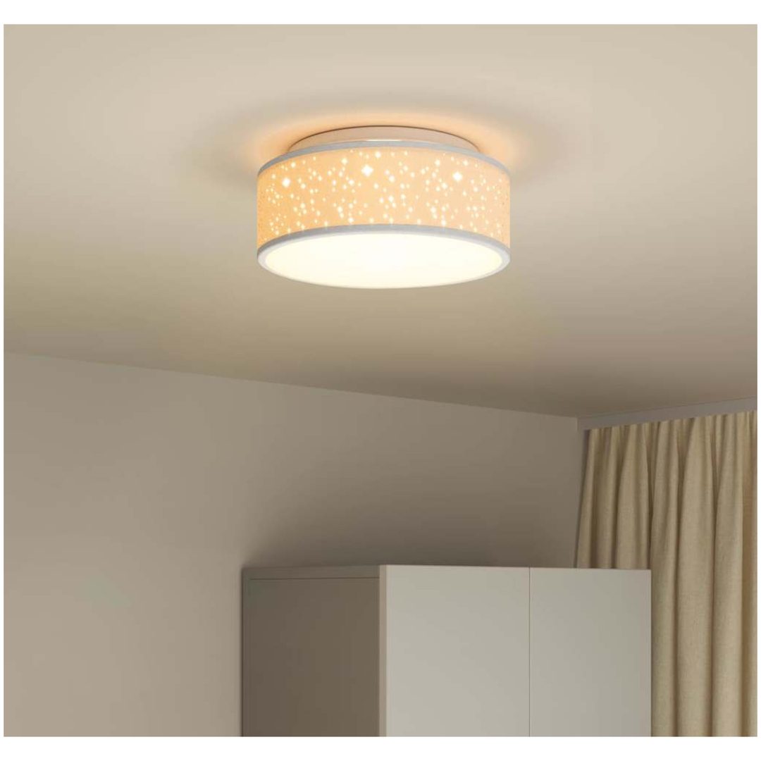 Taklampor med Stjärnformad Lampskärm Grå 30 cm E27 vidaXL Standard – bild 4