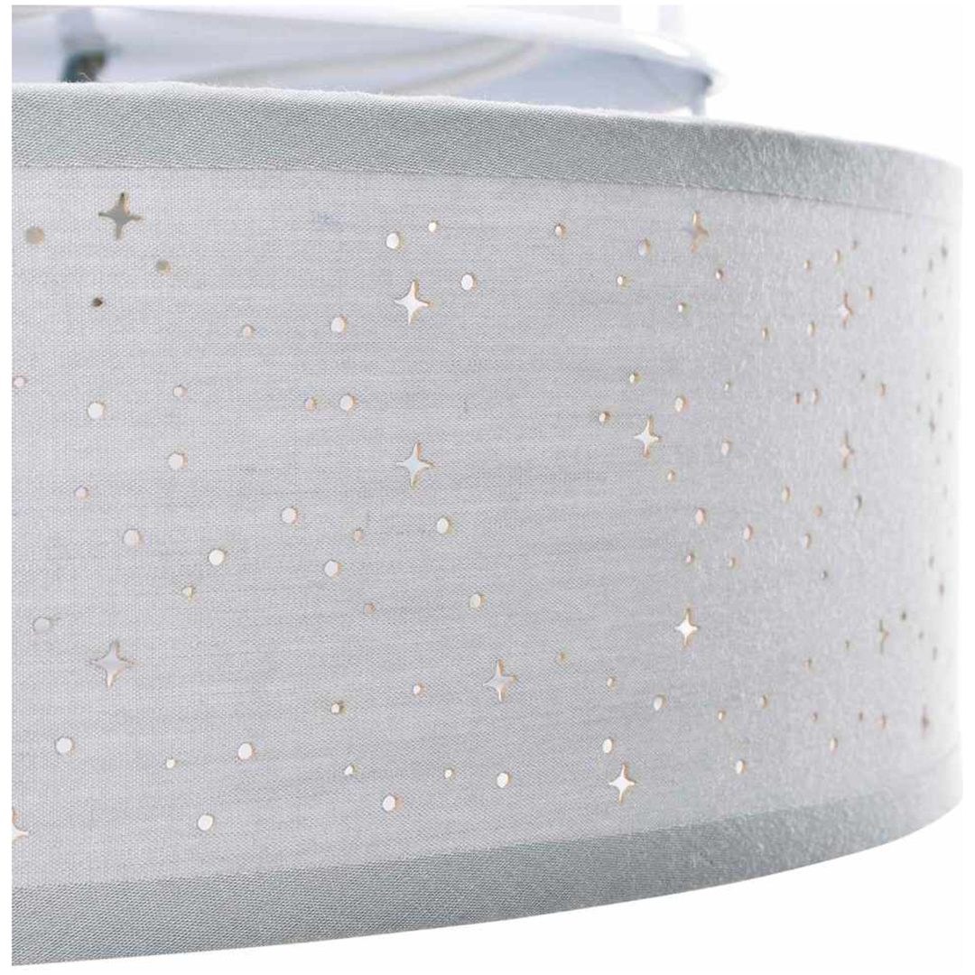 Taklampor med Stjärnformad Lampskärm Grå 30 cm E27 vidaXL Standard – bild 8