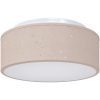 Taklampor med stjärnformad lampskärm taupe 30 cm tyg E27 vidaXL 30 x 30 x 13.5 cm – miniatyr 2