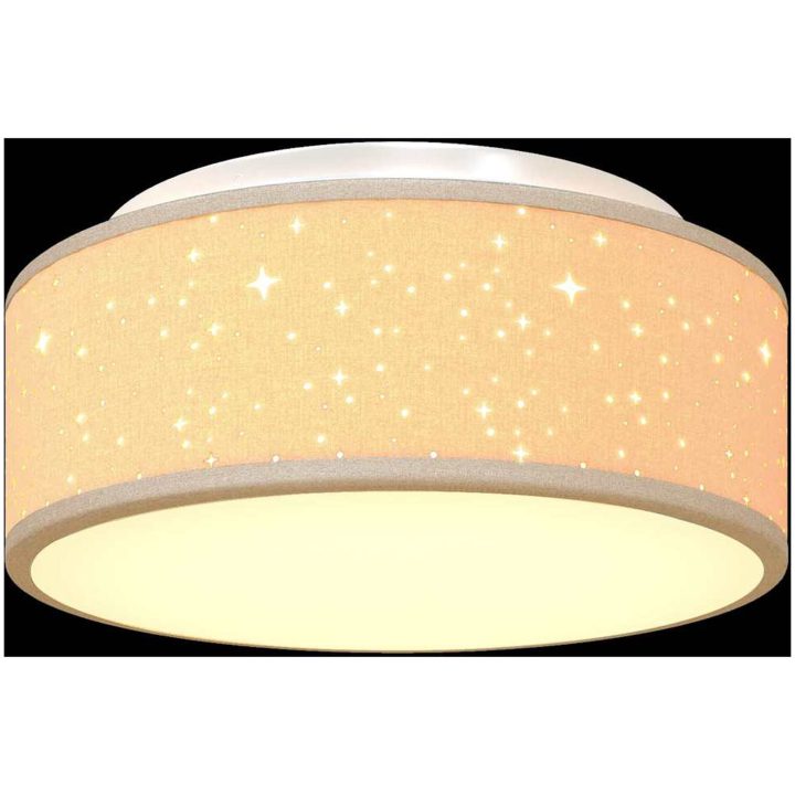 Taklampor med stjärnformad lampskärm taupe 30 cm tyg E27 vidaXL 30 x 30 x 13.5 cm – bild 11