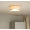 Taklampor med stjärnformad lampskärm taupe 30 cm tyg E27 vidaXL 30 x 30 x 13.5 cm – miniatyr 4