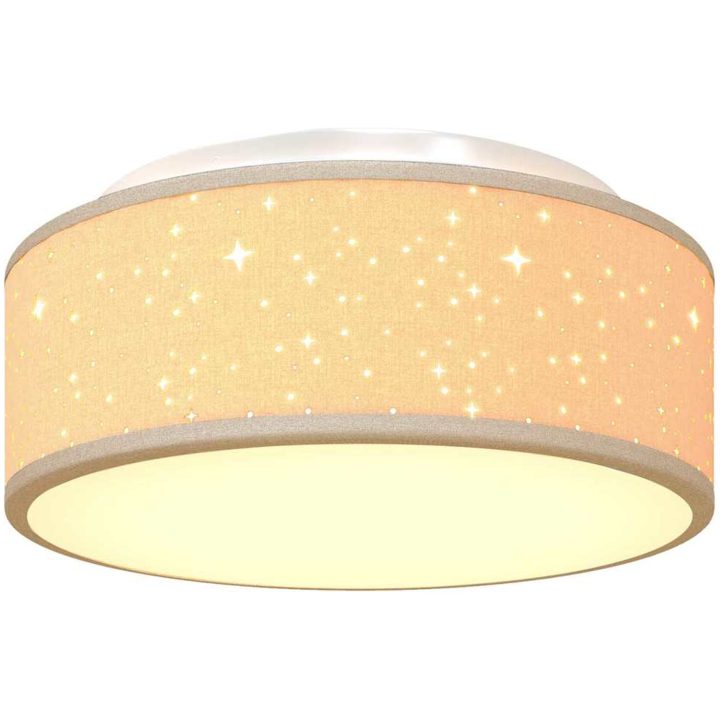 Taklampor med stjärnformad lampskärm taupe 30 cm tyg E27 vidaXL 30 x 30 x 13.5 cm – bild 10