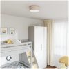 Taklampor med stjärnformad lampskärm taupe 30 cm tyg E27 vidaXL 30 x 30 x 13.5 cm – miniatyr 1