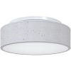Taklampor med stjärnig lampskärm Grå 38 cm Tyg E27 vidaXL 38 x 38 x 13.5 cm – miniatyr 2