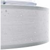 Taklampor med stjärnig lampskärm Grå 38 cm Tyg E27 vidaXL 38 x 38 x 13.5 cm – miniatyr 8