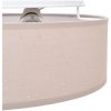 Taklampor med Stjärnmönstrad Lampskärm Taupe 38 cm Tyg E27 vidaXL 38 x 38 x 13.5 cm – miniatyr 8