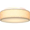 Taklampor med Stjärnmönstrad Lampskärm Taupe 38 cm Tyg E27 vidaXL 38 x 38 x 13.5 cm – miniatyr 10