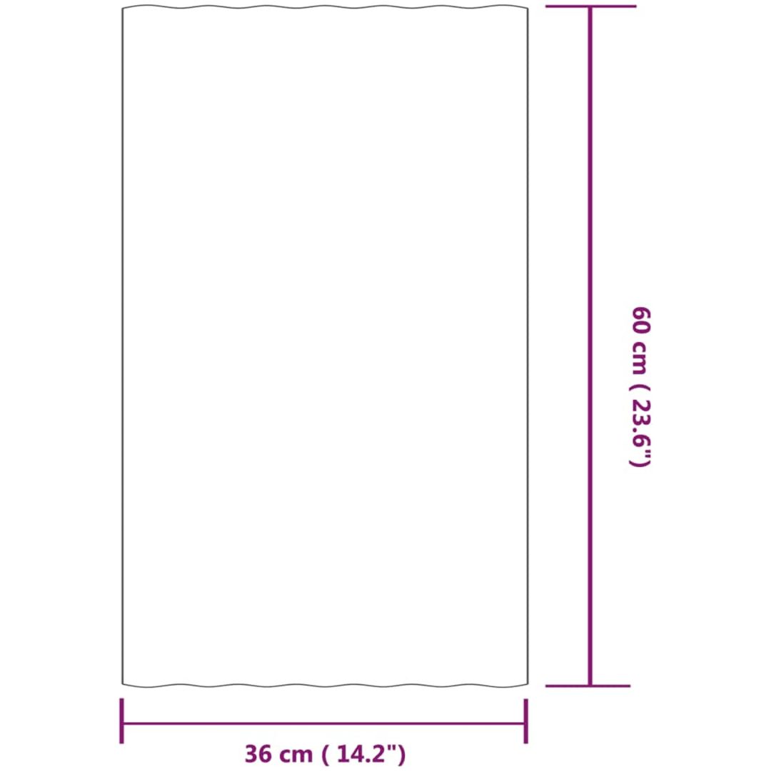 Takplåt 12 st pulverlackerat stål antracit vidaXL 60 x 36 cm – bild 7