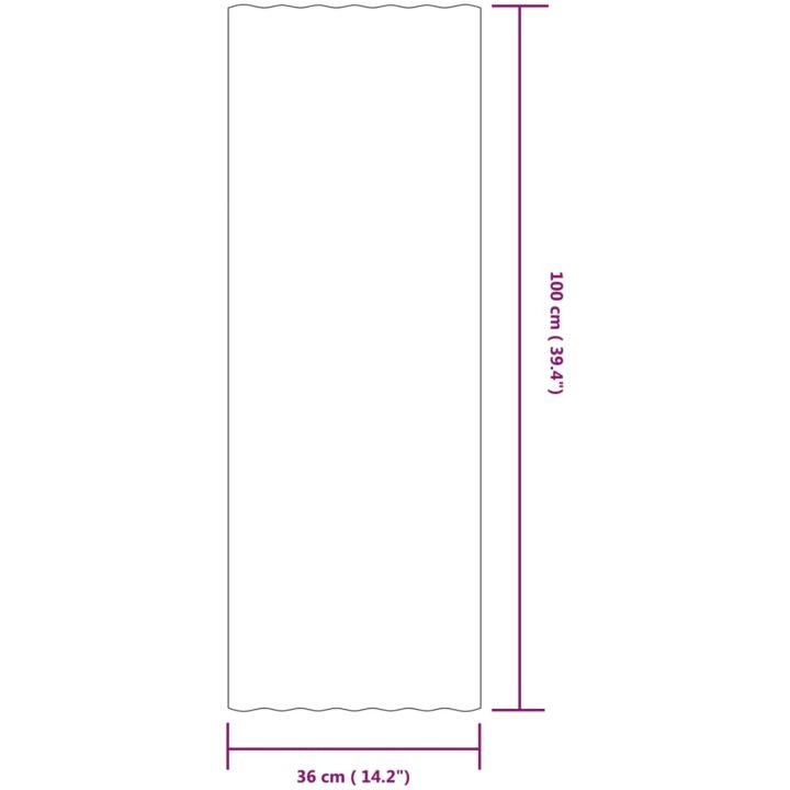 Takplåt 12 st pulverlackerat stål brun vidaXL 100 x 36 cm – bild 7