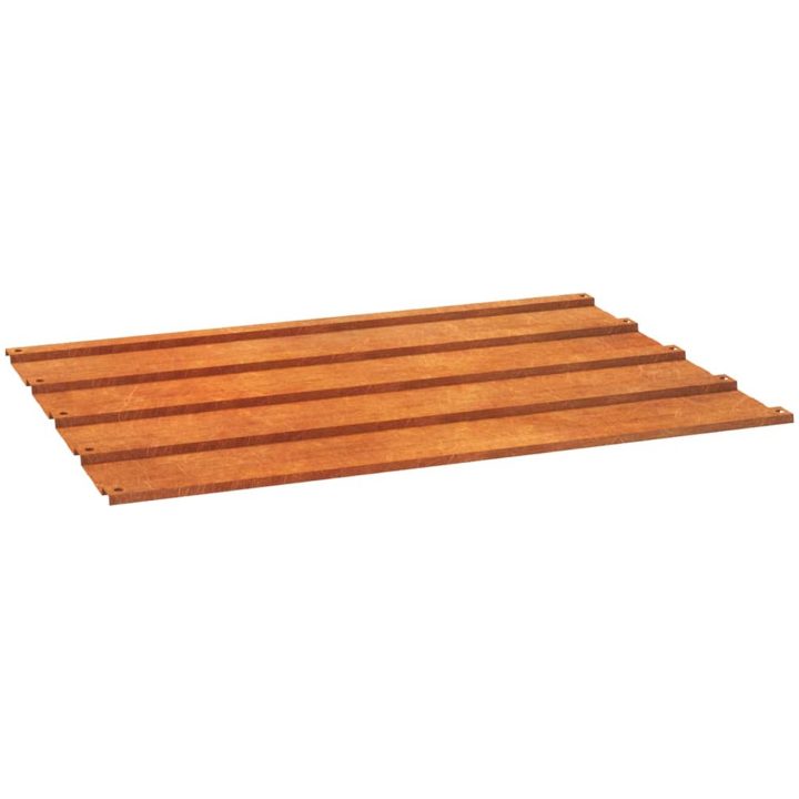 Takplåt 12 st rostfärgad rosttrögt stål vidaXL 60 x 44 cm – bild 3