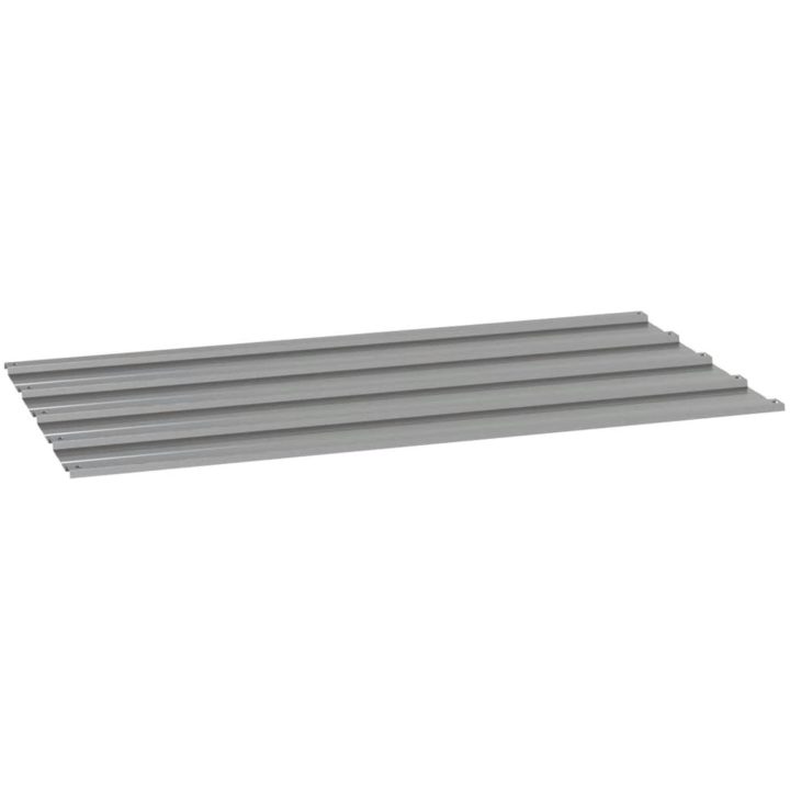 Takplåt 12 st rostfärgad rosttrögt stål vidaXL 80 x 44 cm – bild 4