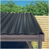 Takplåt 36 st pulverlackerat stål antracit vidaXL 60 x 36 cm – miniatyr 1