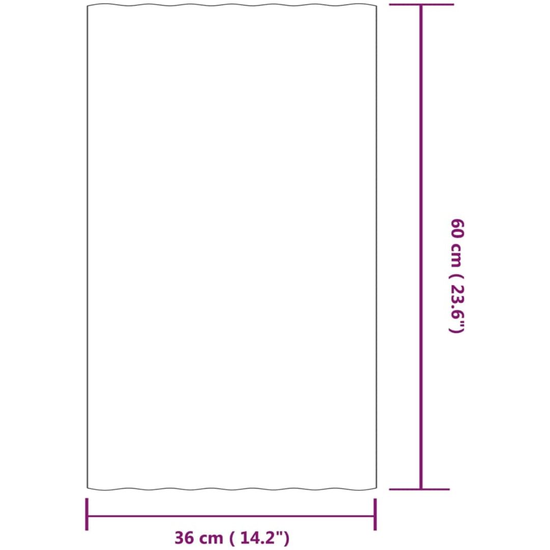 Takplåt 36 st pulverlackerat stål grå vidaXL 60 x 36 cm – bild 7