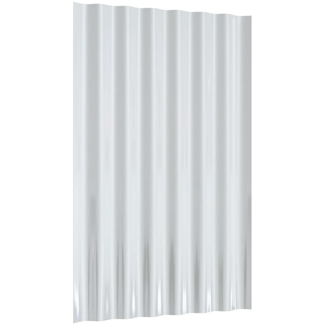 Takplåt 36 st pulverlackerat stål grön vidaXL 60 x 36 cm – bild 5