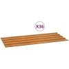 Takplåt 36 st rostfärgad rosttrögt stål vidaXL 100 x 44 cm – miniatyr 2