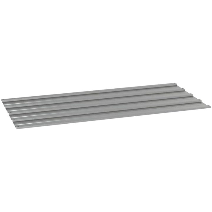Takplåt 36 st rostfärgad rosttrögt stål vidaXL 100 x 44 cm – bild 4