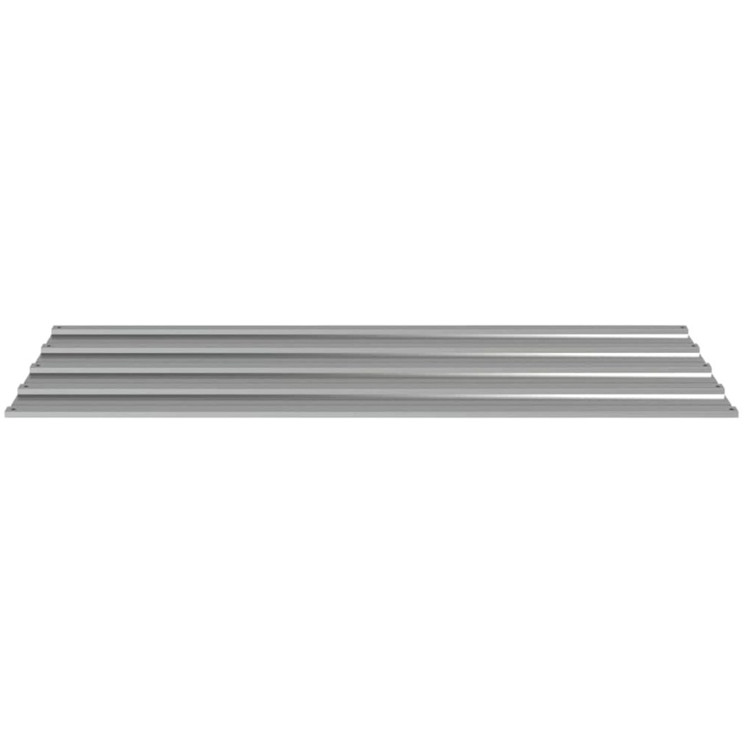 Takplåt 36 st rostfärgad rosttrögt stål vidaXL 100 x 44 cm – bild 5