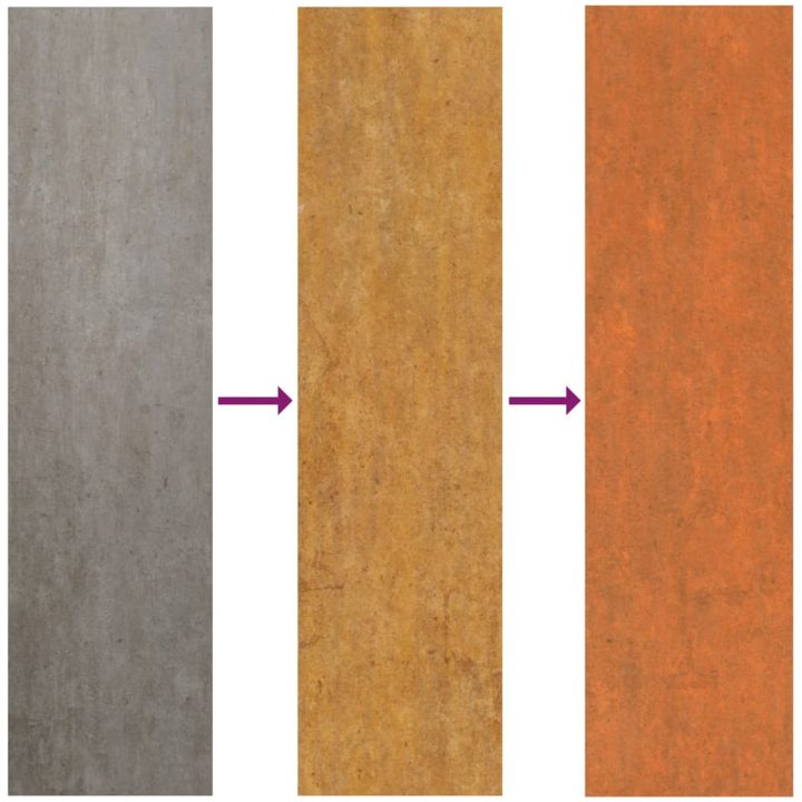 Takplåt 36 st rostfärgad rosttrögt stål vidaXL 100 x 44 cm – bild 6