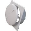 Tallriksventil rund med fyrkantsram plast Flexit VENTIL TALLRIK RUNDKARM DIA100 – miniatyr 3