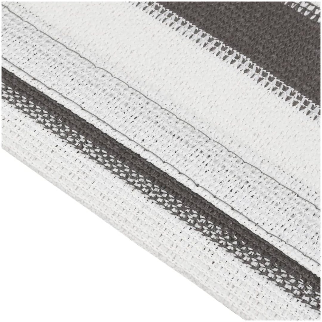 Tältmatta antracit och vit HDPE vidaXL 400 x 400 cm – bild 6