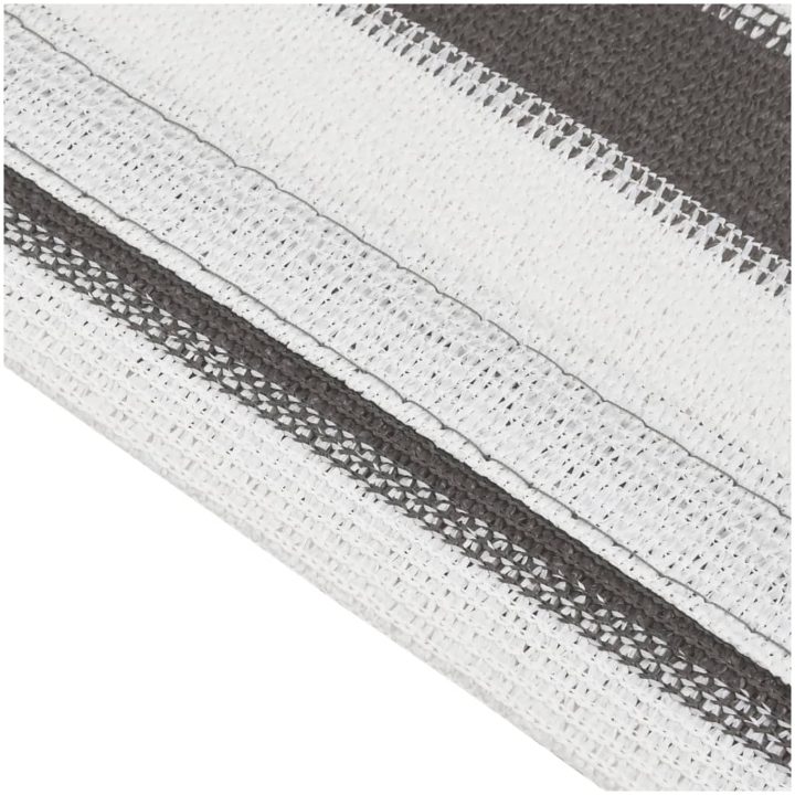 Tältmatta antracit och vit HDPE vidaXL 400 x 400 cm – bild 6