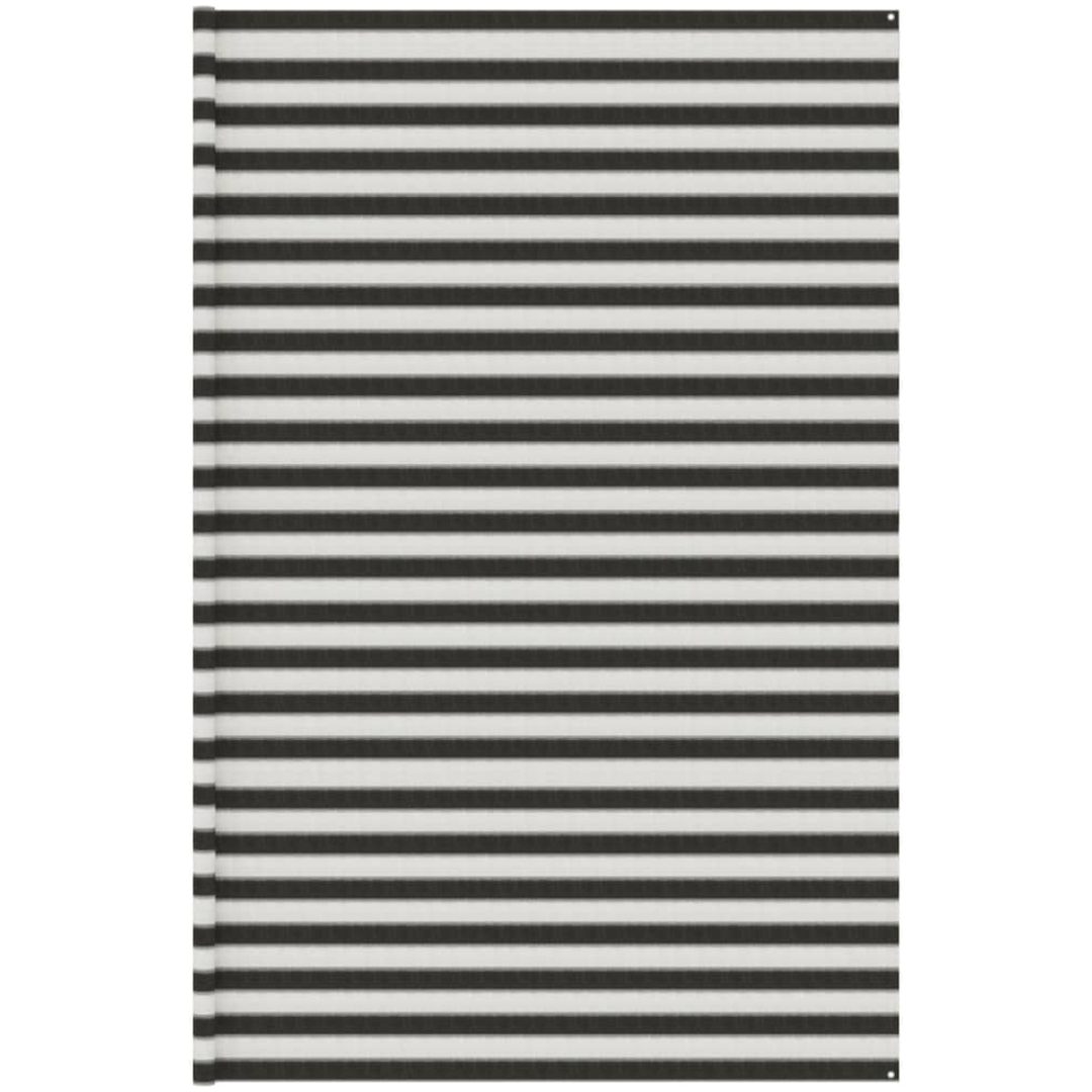 Tältmatta antracit och vit HDPE vidaXL 400 x 400 cm