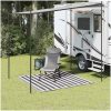 Tältmatta antracit och vit vidaXL 200 x 200 cm – miniatyr 1