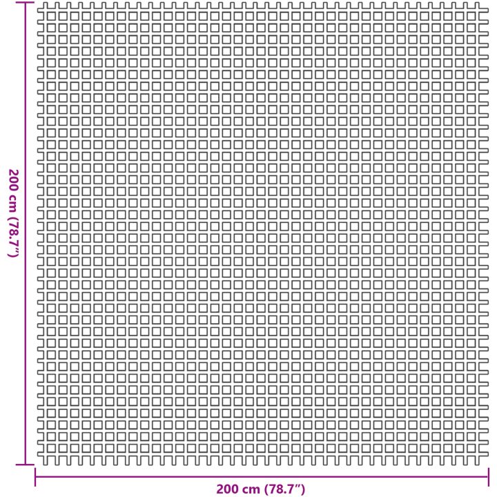 Tältmatta antracit vidaXL 2 x 2 m – bild 7