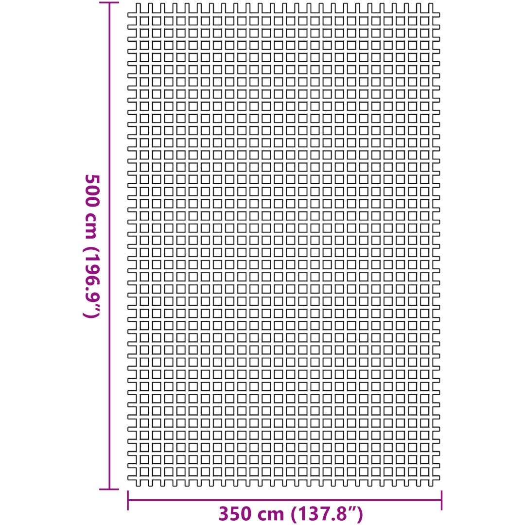Tältmatta Blå 3,5x5 m vidaXL 5 x 3,5 m – bild 7