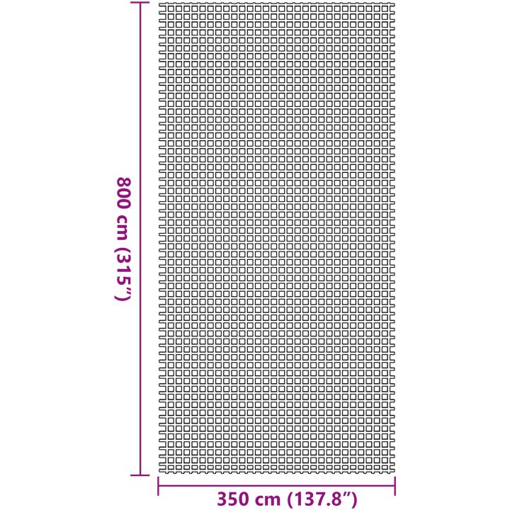 Tältmatta Blå 3,5x8 m vidaXL 8 x 3.5 m – bild 7
