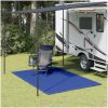 Tältmatta blå HDPE vidaXL 250 x 200 cm – miniatyr 1