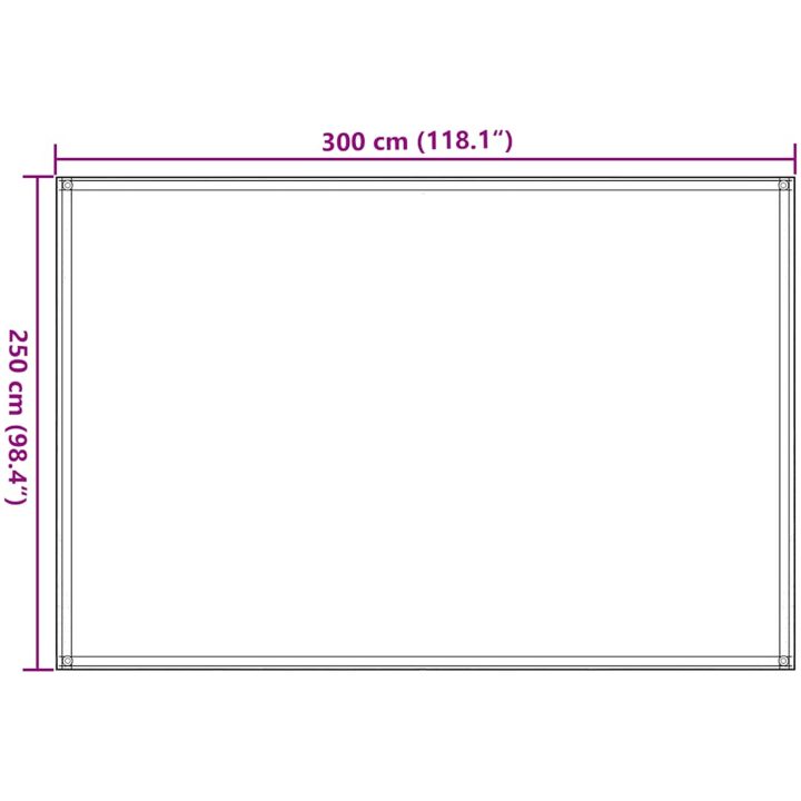 Tältmatta brun vidaXL 250 x 300 cm – bild 7