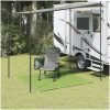Tältmatta ljusgrön HDPE vidaXL 200 x 200 cm – miniatyr 1