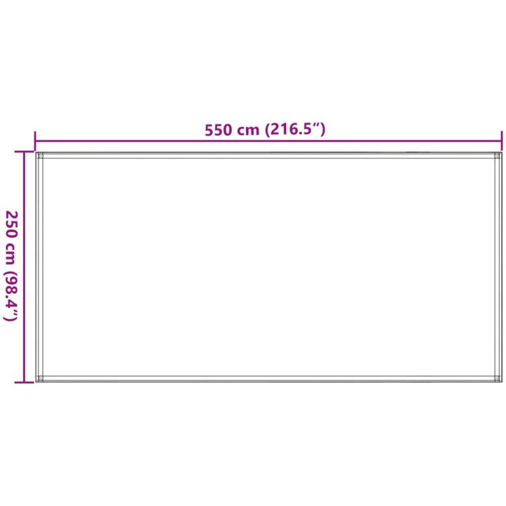 Tältmatta sandfärgat HDPE vidaXL 250 x 550 cm – bild 8