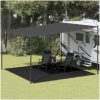 Tältmatta svart HDPE vidaXL 400 x 400 cm – miniatyr 1