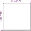 Tältmatta svart vidaXL 200 x 200 cm – miniatyr 8