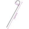 Tältpinnar 12 st 12 mm galvaniserat stål vidaXL 41.5 cm – miniatyr 5
