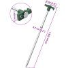 Tältpinnar 12 st 25 cm 7 mm galvaniserat stål och PP vidaXL – miniatyr 6
