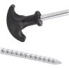 Tältpinnar 12 st 7 mm galvaniserat stål vidaXL 17 cm – miniatyr 5
