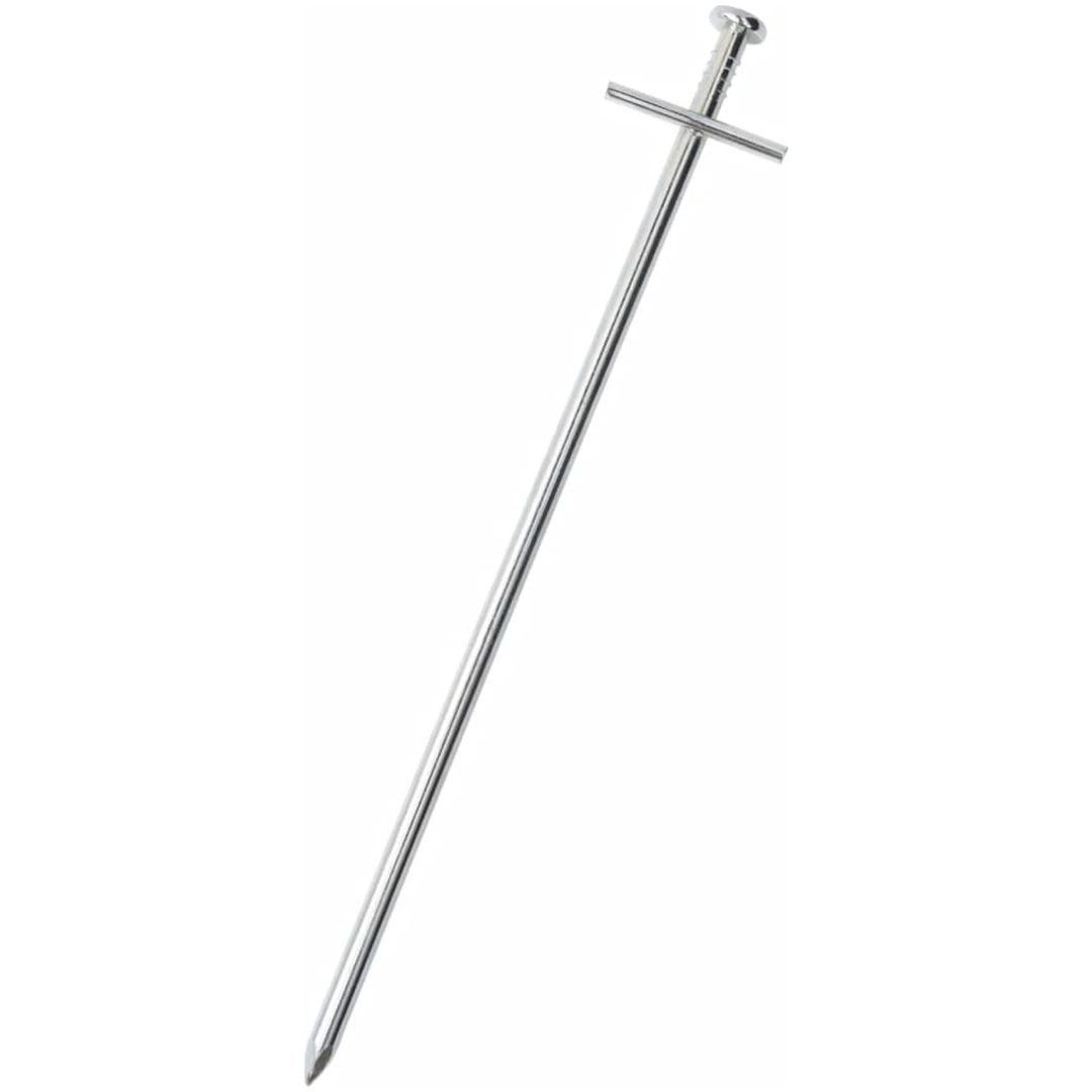 Tältpinnar 24 st 6 mm galvaniserat stål vidaXL 23 CM – bild 2